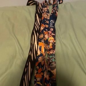 Anime and Zebra Lanyards